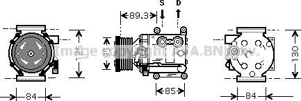 Prasco FDK402 - Kompresors, Gaisa kond. sistēma www.autospares.lv