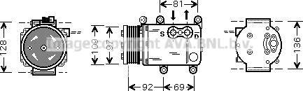 Prasco FDK419 - Kompresors, Gaisa kond. sistēma www.autospares.lv