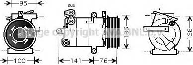 Prasco FDK417 - Kompresors, Gaisa kond. sistēma www.autospares.lv