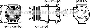 Prasco FDK430 - Kompresors, Gaisa kond. sistēma www.autospares.lv