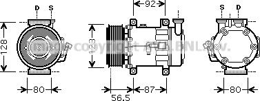 Prasco FDK432 - Kompresors, Gaisa kond. sistēma www.autospares.lv