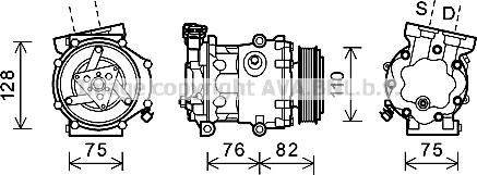 Prasco FDK479 - Kompresors, Gaisa kond. sistēma www.autospares.lv