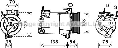 Prasco FDK478 - Kompresors, Gaisa kond. sistēma www.autospares.lv