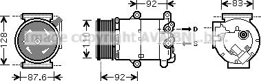 Prasco FDK477 - Kompresors, Gaisa kond. sistēma www.autospares.lv