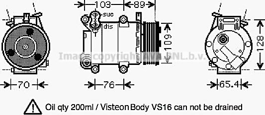 Prasco FDK392 - Kompresors, Gaisa kond. sistēma www.autospares.lv