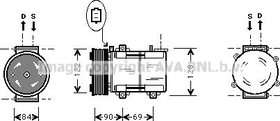 Prasco FDK352 - Kompresors, Gaisa kond. sistēma www.autospares.lv