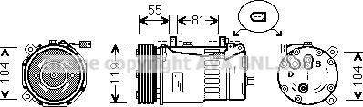 Prasco FDK321 - Kompresors, Gaisa kond. sistēma www.autospares.lv