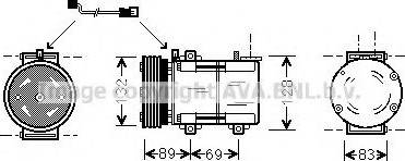 Prasco FDK290 - Kompresors, Gaisa kond. sistēma www.autospares.lv