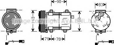 Prasco FDK283 - Kompresors, Gaisa kond. sistēma www.autospares.lv