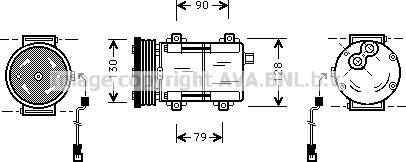 Prasco FDK275 - Kompresors, Gaisa kond. sistēma www.autospares.lv