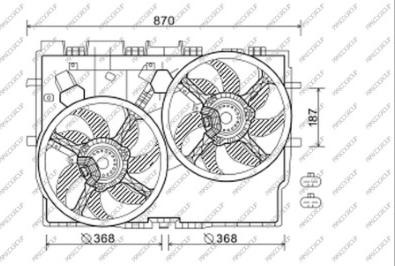 Prasco FT930F001 - Ventilators, Motora dzesēšanas sistēma www.autospares.lv