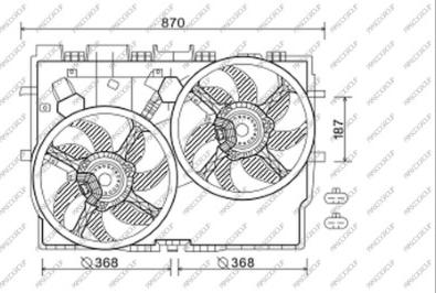 Prasco FT930F002 - Ventilators, Motora dzesēšanas sistēma www.autospares.lv