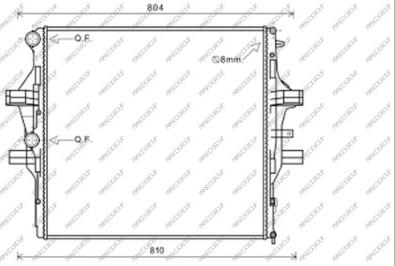 Prasco FT929R001 - Radiators, Motora dzesēšanas sistēma www.autospares.lv