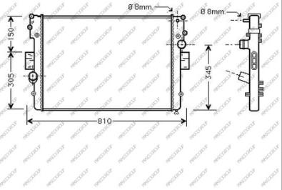 Prasco FT926R005 - Radiators, Motora dzesēšanas sistēma www.autospares.lv