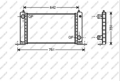 Prasco FT420R001 - Radiators, Motora dzesēšanas sistēma www.autospares.lv