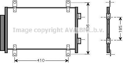 Prasco FT5351D - Kondensators, Gaisa kond. sistēma www.autospares.lv