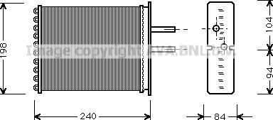 Prasco FT6193 - Siltummainis, Salona apsilde www.autospares.lv