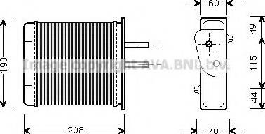 Prasco FT6150 - Siltummainis, Salona apsilde www.autospares.lv