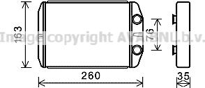 Prasco FT6395 - Siltummainis, Salona apsilde www.autospares.lv