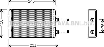 Prasco FT6220 - Siltummainis, Salona apsilde www.autospares.lv