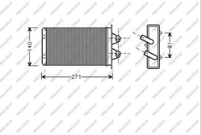 Prasco FT017H001 - Siltummainis, Salona apsilde www.autospares.lv