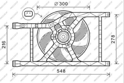 Prasco FT030F004 - Ventilators, Motora dzesēšanas sistēma www.autospares.lv