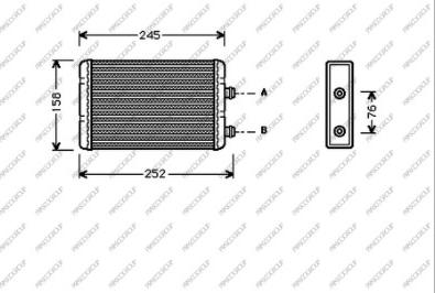 Prasco FT133H001 - Siltummainis, Salona apsilde www.autospares.lv