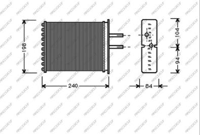 Prasco FT132H002 - Siltummainis, Salona apsilde www.autospares.lv