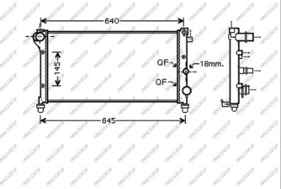 Prasco FT122R003 - Radiators, Motora dzesēšanas sistēma www.autospares.lv