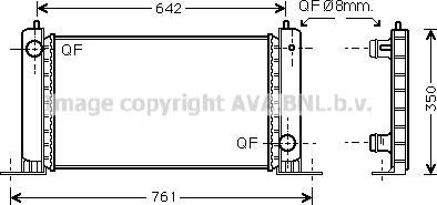 Prasco FT2251 - Radiators, Motora dzesēšanas sistēma www.autospares.lv