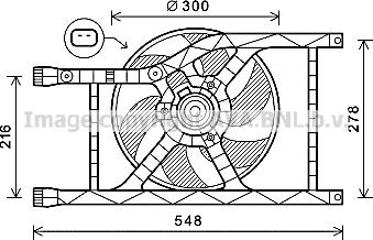 Prasco FT7593 - Ventilators, Motora dzesēšanas sistēma www.autospares.lv