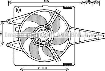 Prasco FT7547 - Ventilators, Motora dzesēšanas sistēma www.autospares.lv