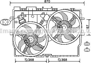 Prasco FT7585 - Ventilators, Motora dzesēšanas sistēma www.autospares.lv