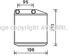 Prasco FTA6313 - Siltummainis, Salona apsilde www.autospares.lv