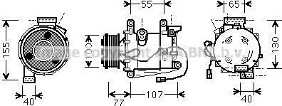 Prasco HDAK232 - Kompresors, Gaisa kond. sistēma www.autospares.lv