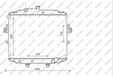 Prasco HN920R005 - Radiators, Motora dzesēšanas sistēma www.autospares.lv