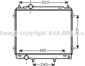 Prasco HY2162 - Radiators, Motora dzesēšanas sistēma www.autospares.lv