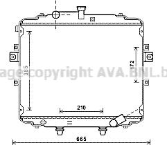 Prasco HY2251 - Radiators, Motora dzesēšanas sistēma www.autospares.lv