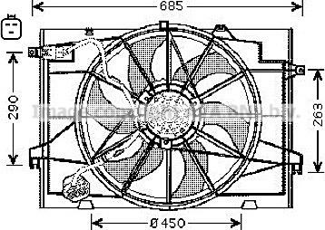 Prasco HY7519 - Ventilators, Motora dzesēšanas sistēma www.autospares.lv