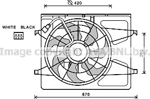 Prasco HY7530 - Ventilators, Motora dzesēšanas sistēma www.autospares.lv