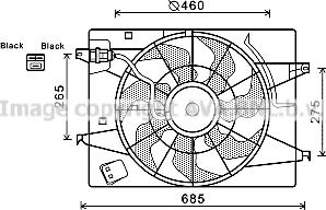 Prasco HY7533 - Ventilators, Motora dzesēšanas sistēma www.autospares.lv