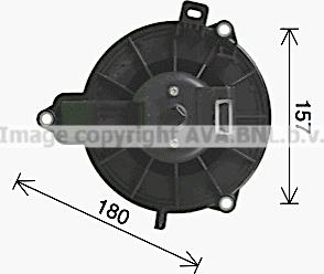 Prasco IV8502 - Elektromotors, Salona ventilācija www.autospares.lv