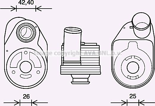 Prasco IV3136 - Eļļas radiators, Motoreļļa www.autospares.lv