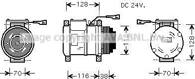 Prasco IVAK072 - Kompresors, Gaisa kond. sistēma www.autospares.lv