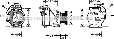 Prasco IVK064 - Kompresors, Gaisa kond. sistēma www.autospares.lv