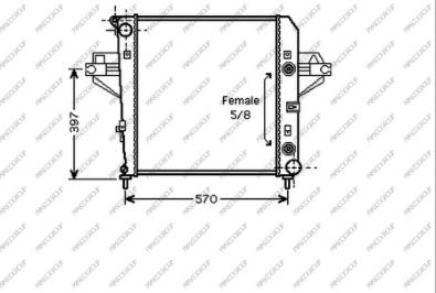 Prasco JE011R001 - Radiators, Motora dzesēšanas sistēma www.autospares.lv