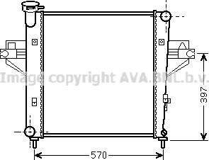 Prasco JE2042 - Radiators, Motora dzesēšanas sistēma www.autospares.lv