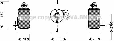 Prasco JED040 - Sausinātājs, Kondicionieris www.autospares.lv