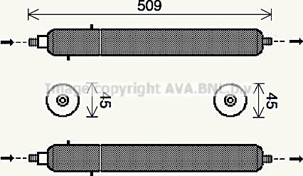 Prasco JRD002 - Sausinātājs, Kondicionieris www.autospares.lv