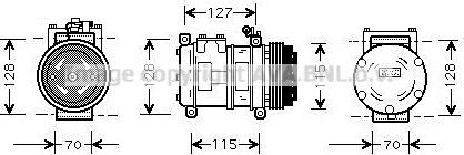 Prasco JRK031 - Kompresors, Gaisa kond. sistēma www.autospares.lv